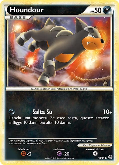 Houndour Senza Paura 54 Pokémon Central Wiki