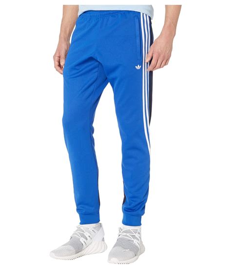 Adidas Originals Cotton 3 Stripes Wrap Track Pants In Blue For Men Save 20 Lyst