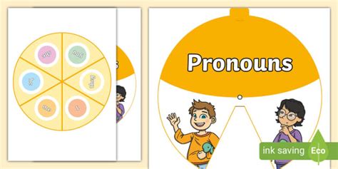 Pronouns Spinning Wheel Teacher Made Twinkl