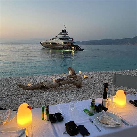 Sunset Dinner On Your Superyacht Superyachts Croatia