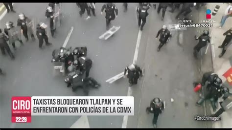 As Fue Como Un Taxista Atropell A Polic As Durante Una Protesta En La