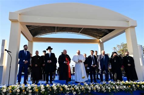 Viaggio Apostolico A Marsiglia Momento Di Raccoglimento Con I Leader