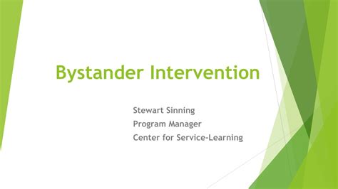 Ppt Bystander Intervention In Addressing Sexual Assault And Domestic