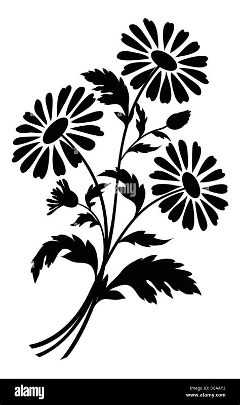 Floral Silhouette Vector