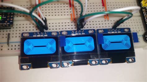 Arduino Nano Blue Oled Display I C Youtube