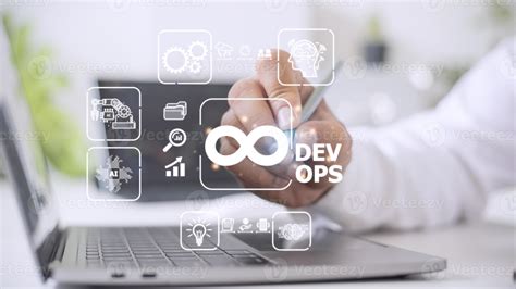 DevOps concept, software development and IT operations, agile