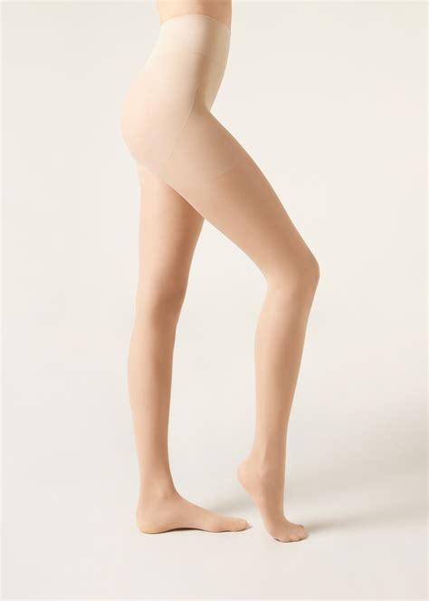 Колготки Прозрачные Mid Sculpt 30 Ден цвет Nude 1 Sabbia Beige chiaro купить Calzedonia