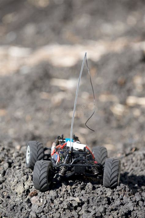 Veritcal Of Toy Rc Truck In Leaves No Body Stock Photo Image Of