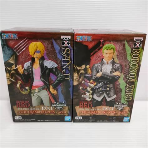 One Piece Film Red Dxf Figure Grandline Men Sanji Zoro Set Of