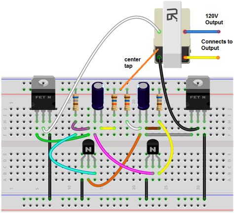 Inverting Amplifier Circuit Diagram On Breadboard Circuit Di