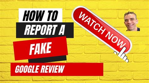 How To Report A Fake Google Review Youtube