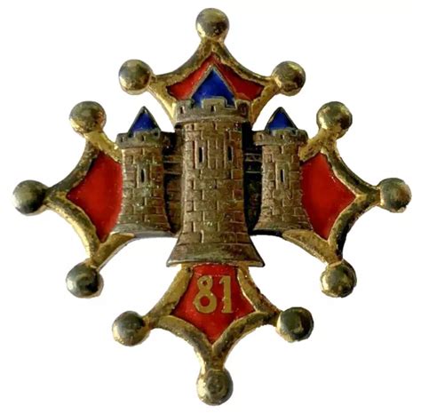 Insigne Militaire Infanterie R I Drago Paris H Dos