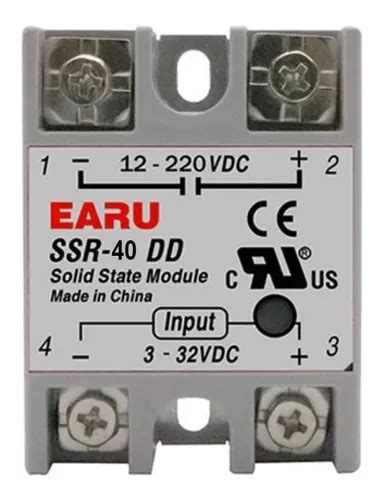Relé De Estado Sólido 40a Dc dc Ssr 40 Dd Fotek Ou Outro Parcelamento