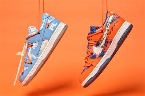 Pairs Of The Futura X Off White X Nike Dunk Low To Auction At Sotheby