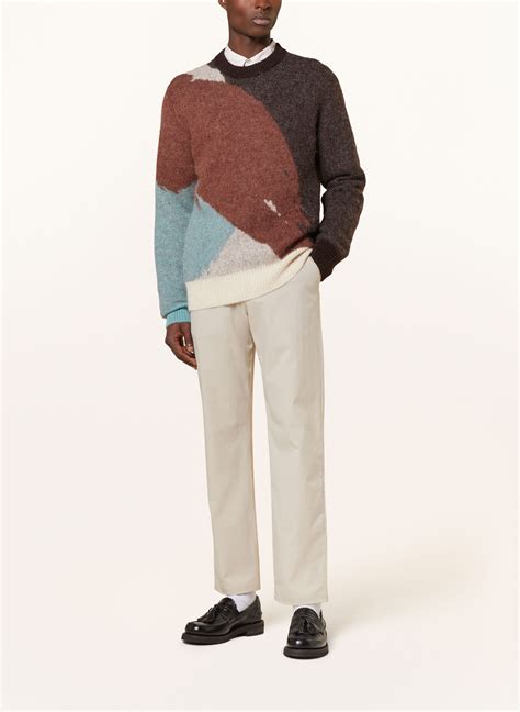 NORSE PROJECTS Pullover ARLID Mit Alpaka Und Mohair In Dunkelbraun