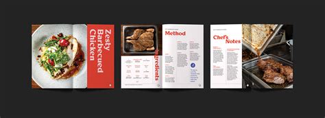 Supper club recipes on Behance