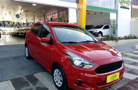 Ford Ka Vermelho Flex Usado Interior Carro