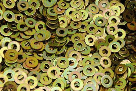 1000 Hardened 14 Uss Flat Washers Grade 8 Yellow Zinc Plated