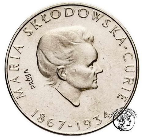 Polska Prl Pr Ba Nikiel Z Otych Sk Odowska Curie St L L