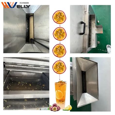 Farm Orange Industrial Passion Pulp Fruit Extractor Juice Processing