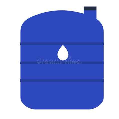 Icono De Tanque De Agua De Pl Stico Sobre Fondo Blanco Se Al Del