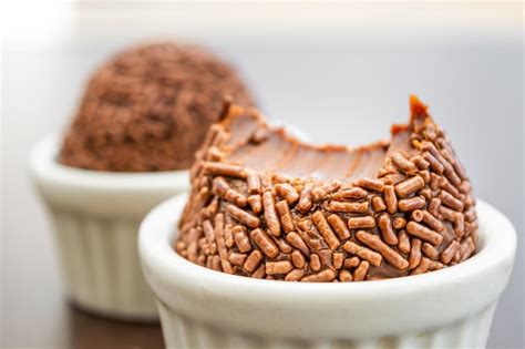 Premium Photo | Brigadeiro brazilian sweet snack dessert