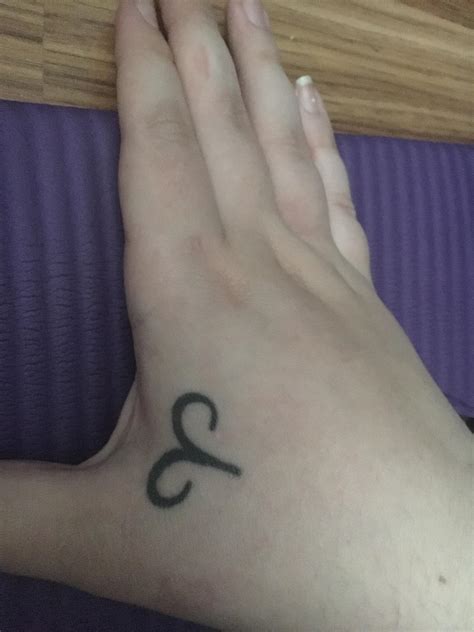 aries astrology tattoo 7