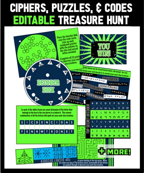 Printable Spy Treasure Hunt!