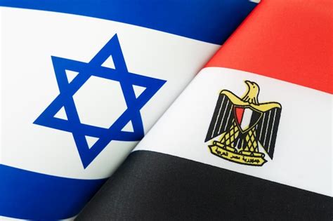 Premium Photo | Background of the flags of the israel egypt concept of ...