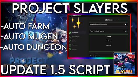 PROJECT SLAYERS Script Pastebin 2023 UPDATE 1 5 AUTO FARM KILL AURA