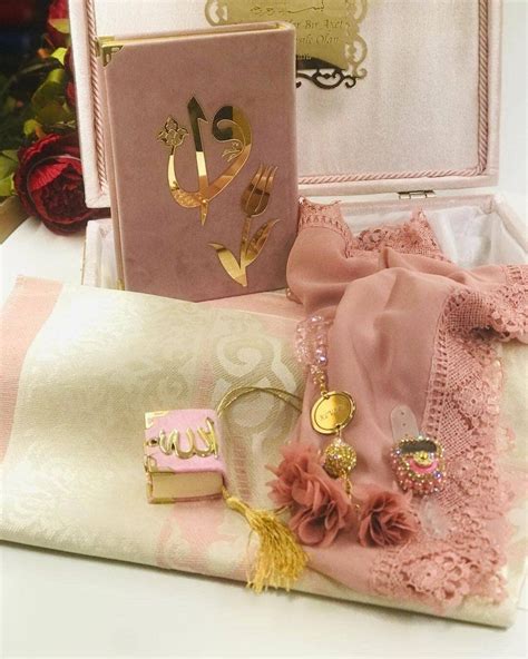 Buy Velvet Quran Gift Set Islamic Prayer F Islamic Gift Set Rosary