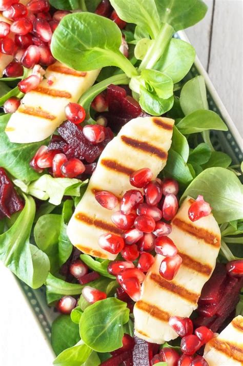 Salade Met Halloumi En Granaatappel Mind Your Feed