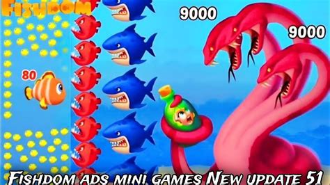 Fishdom Ads Mini Games Help The Fish Save The Fish Hungry Fish