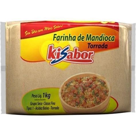 Kit Farinha De Mandioca Copioba Amarela Ki Sabor Kg Submarino