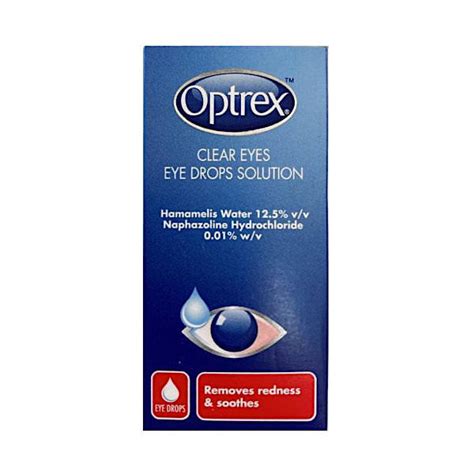 Optrex Clear Eyes Eye Drop Solution 10ml Pure Pharmacy Ireland