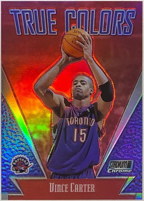 Vince Carter 1999 00 Topps Stadium Club Chrome Toronto Raptors