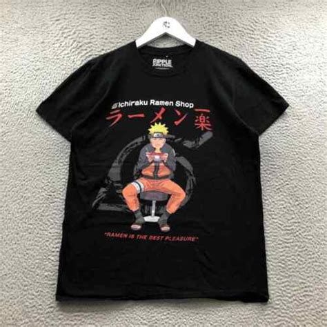 Naruto Ichiraku Ramen Shop Anime Manga T Shirt Men S Medium M Short