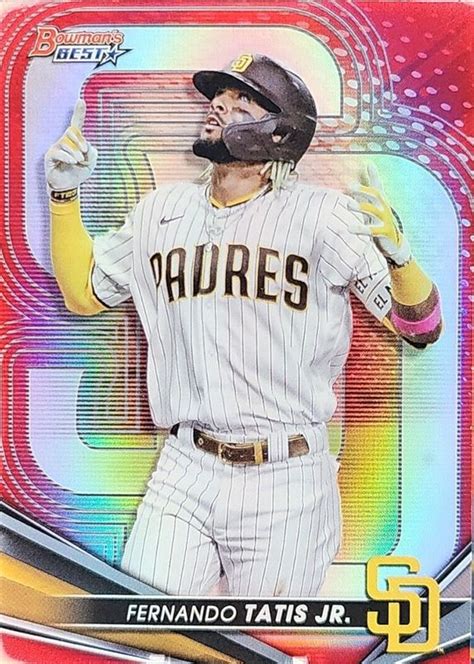 Fernando Tatis Jr 2022 Bowman S Best Red Refractor 18 Price Guide