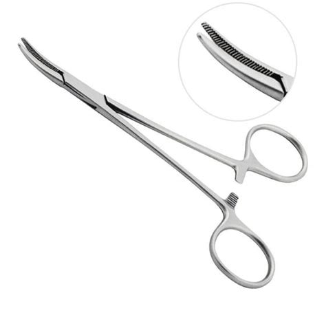 Pinça Mosquito Hemostática Curva 12 Cm Limed Pinças Cirurgicas