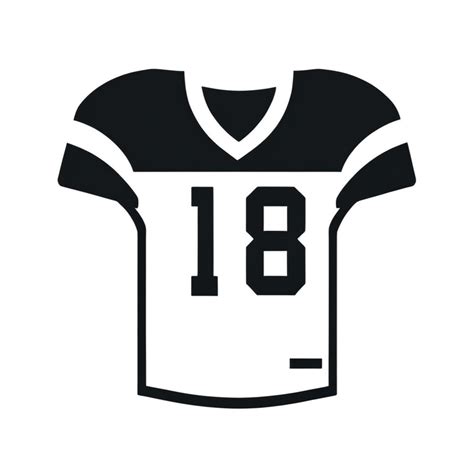 Football Jersey Number 18 SVG - svgcollections.com