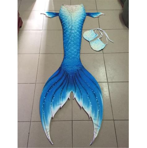 Fantastic Blue Swimmable Mermaid Tails for Adults Women with Monofin ...