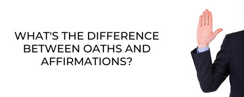 Indiana Whats The Difference Between Oaths And Affirmations