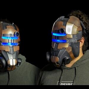 dead space hacker suit mask replica prop etsy