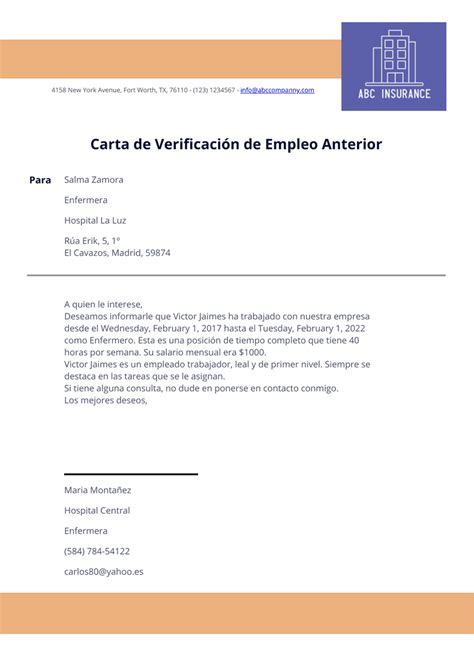 Carta De Trabajo Formatos Modelos Y Ejemplos Cartas Recomendacion