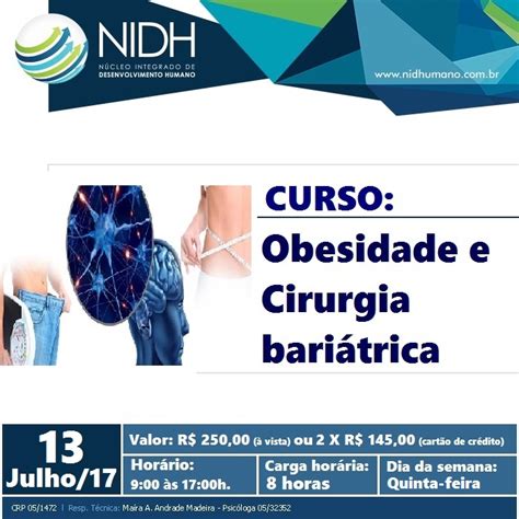 Curso Obesidade E Cirurgia Bariátrica Mural Psicologia