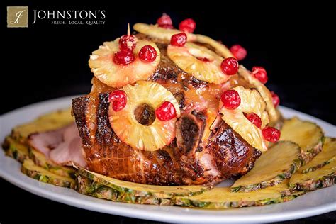 Caribbean Pineapple Honey Glazed Ham Johnston S