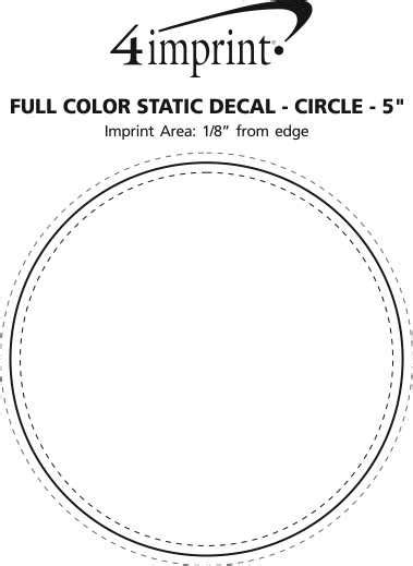 imprintcom static decal circle