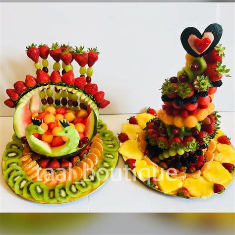 My First Attempt To Fruit Carving🙈😜 Watermelon Swans And Fruit Tower🍓🍇🍍🥝🍊🍒😋 Freshfruits Fruits