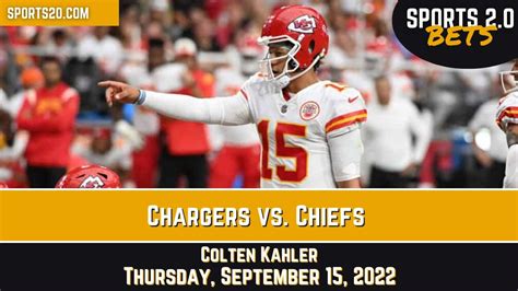 Chargers Vs Chiefs Game Pick Youtube