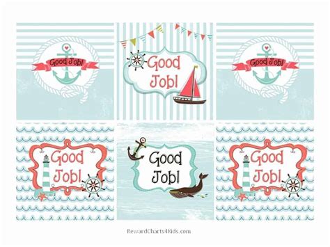 Free Good Job sticker printables | Print on paper and adhere with glue